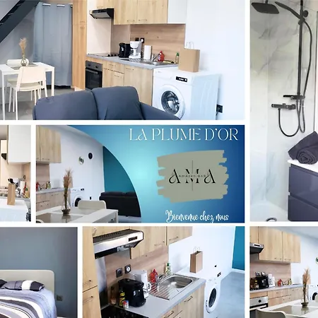 La Plume D'or - Wifi - Parking Privé Apartamento *